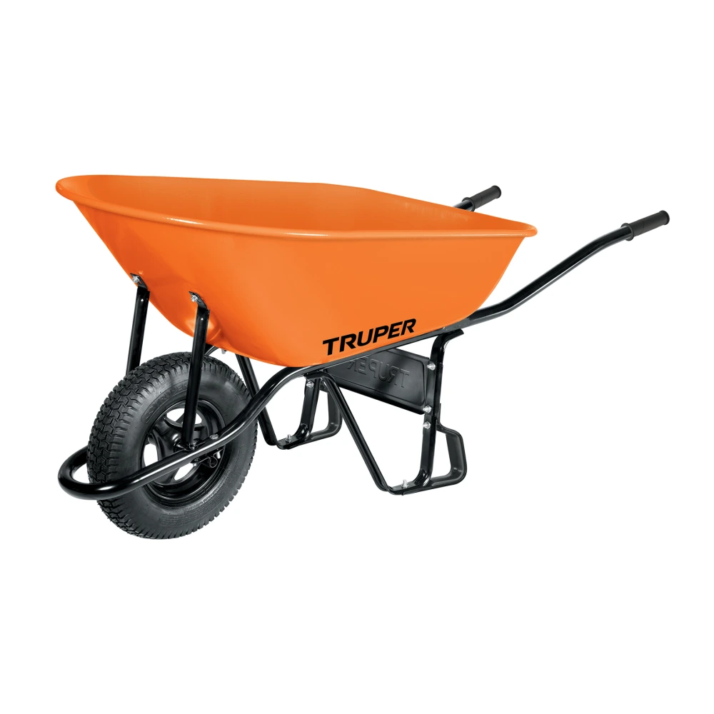 [CAR-81] 11249 CARRETILLA 8 FT3 NEUMÁTICA, BASTIDOR TUBULAR, TRUPER