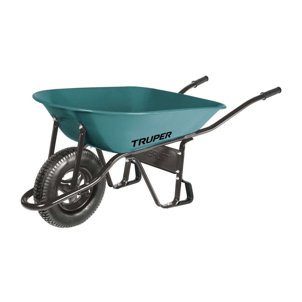 [CAT-15ND] 11753 CARRETILLA 5 FT3 NEUMÁTICA, BASTIDOR TUBULAR, TRUPER