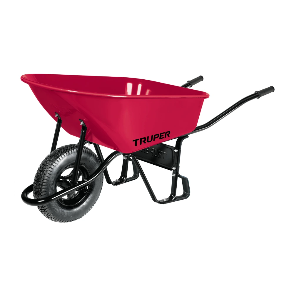 [CAT-60ND] 11776 CARRETILLA 6 FT3 NEUMÁTICA, BASTIDOR TUBULAR, TRUPER
