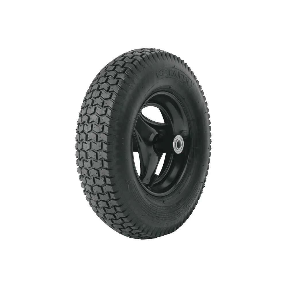 [RN] 11852 LLANTA COMPLETA NEUMÁTICA 16', INCLUYE EJE Y BALEROS