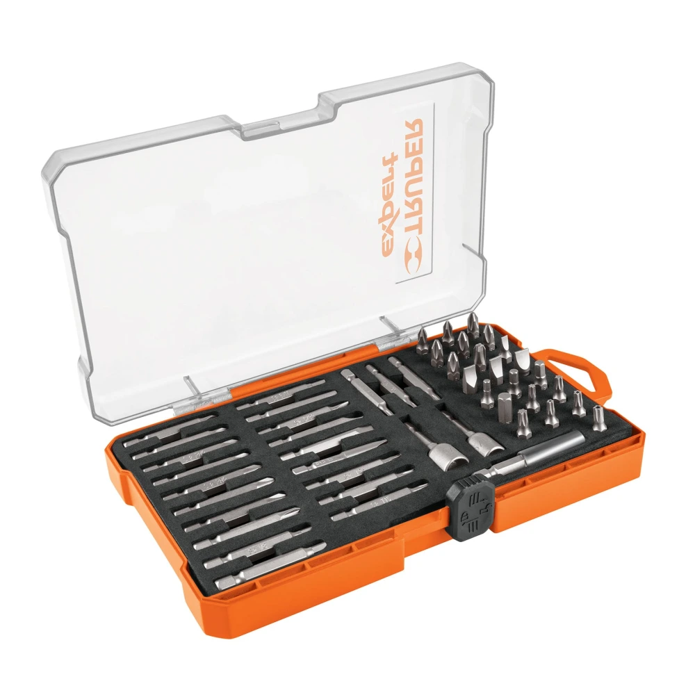 [PUN-47X] 11895 JUEGO DE 47 PUNTAS MIXTAS LARGOS 1' Y 2' EN ESTUCHE, EXPERT
