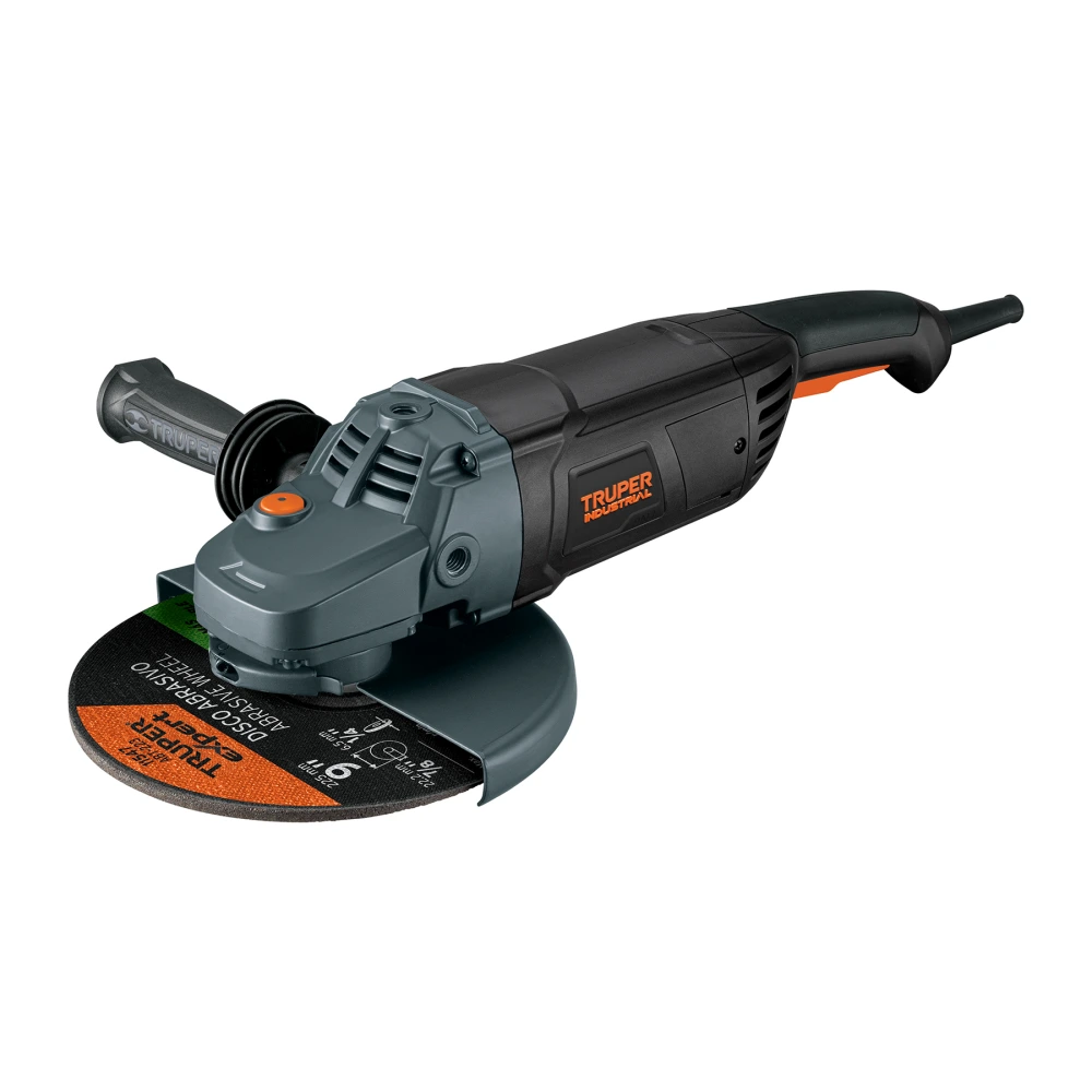 [ESMA-9N4] 12483 ESMERILADORA ANGULAR 9', 2450W, TRUPER INDUSTRIAL