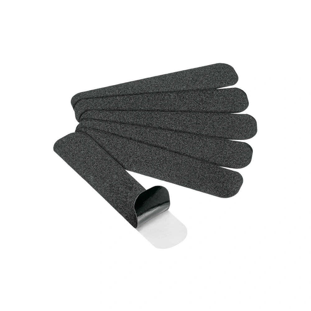 [CIA-02N] 12530 TARJETA 6 TIRAS 23CM ANTIDERRAPANTES NEGRAS 50MM C/ABRASIVO