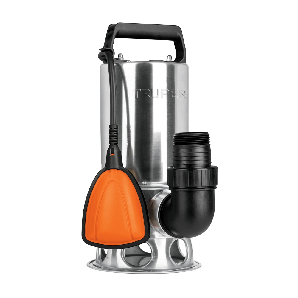 [BOS-1SM] 12607 BOMBA SUMERGIBLE ACERO INOXIDABLE, AGUA SUCIA, 1 HP, TRUPER