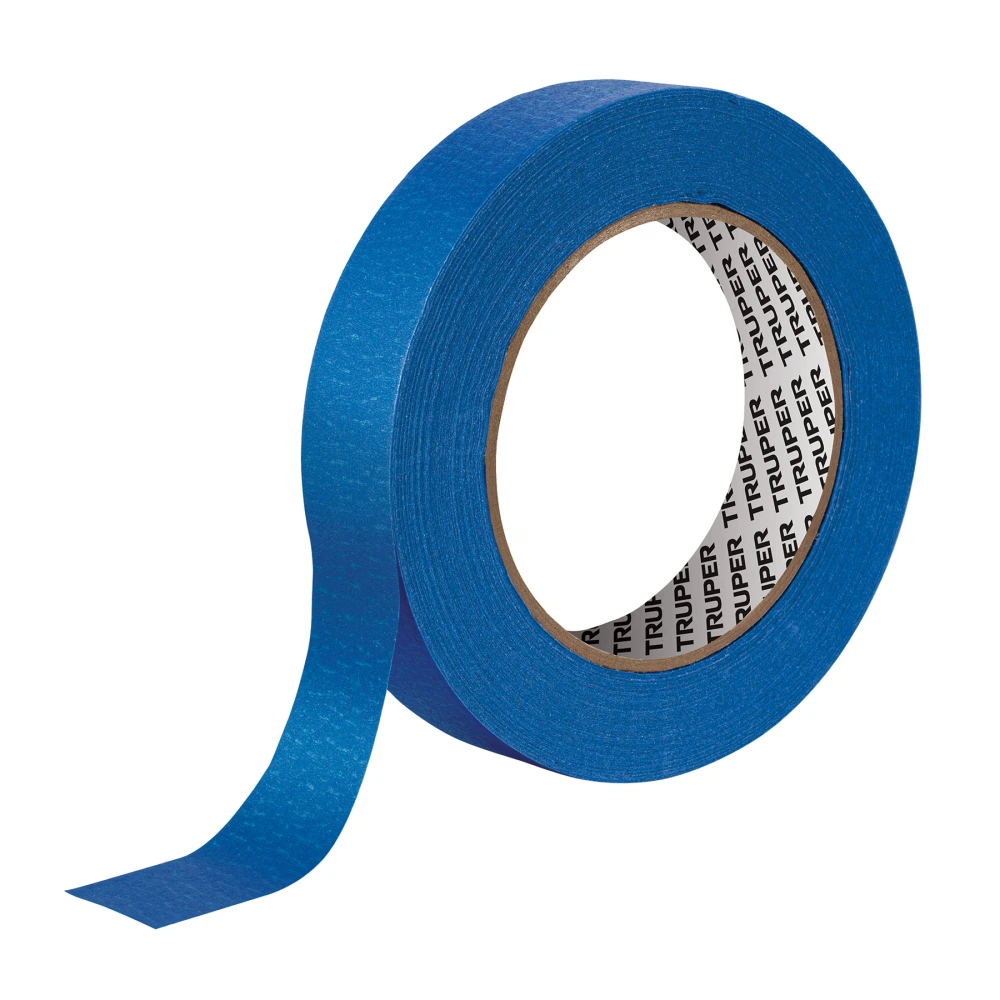 [MSK-1A] 12622 CINTA MASKING TAPE AZUL DE 1' X 50 M PARA PINTOR, TRUPER