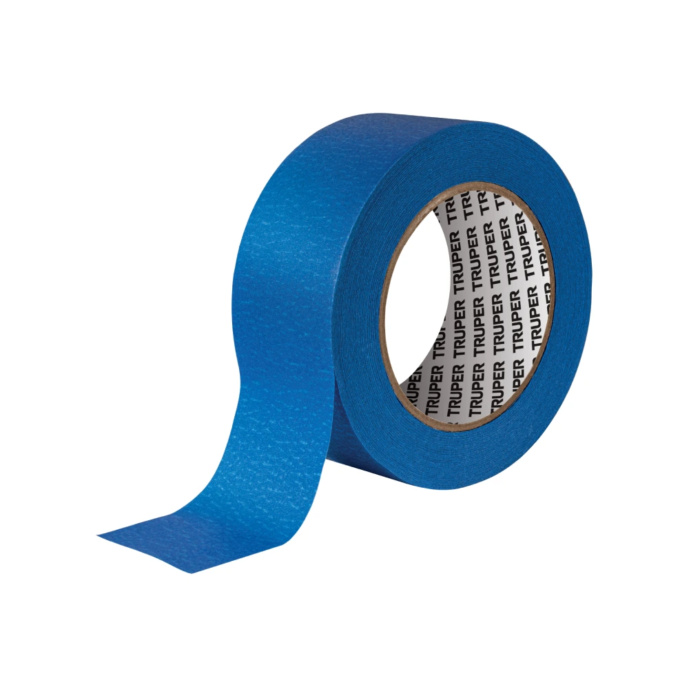 [MSK-2A] 12624 CINTA MASKING TAPE AZUL DE 2' X 50 M PARA PINTOR, TRUPER