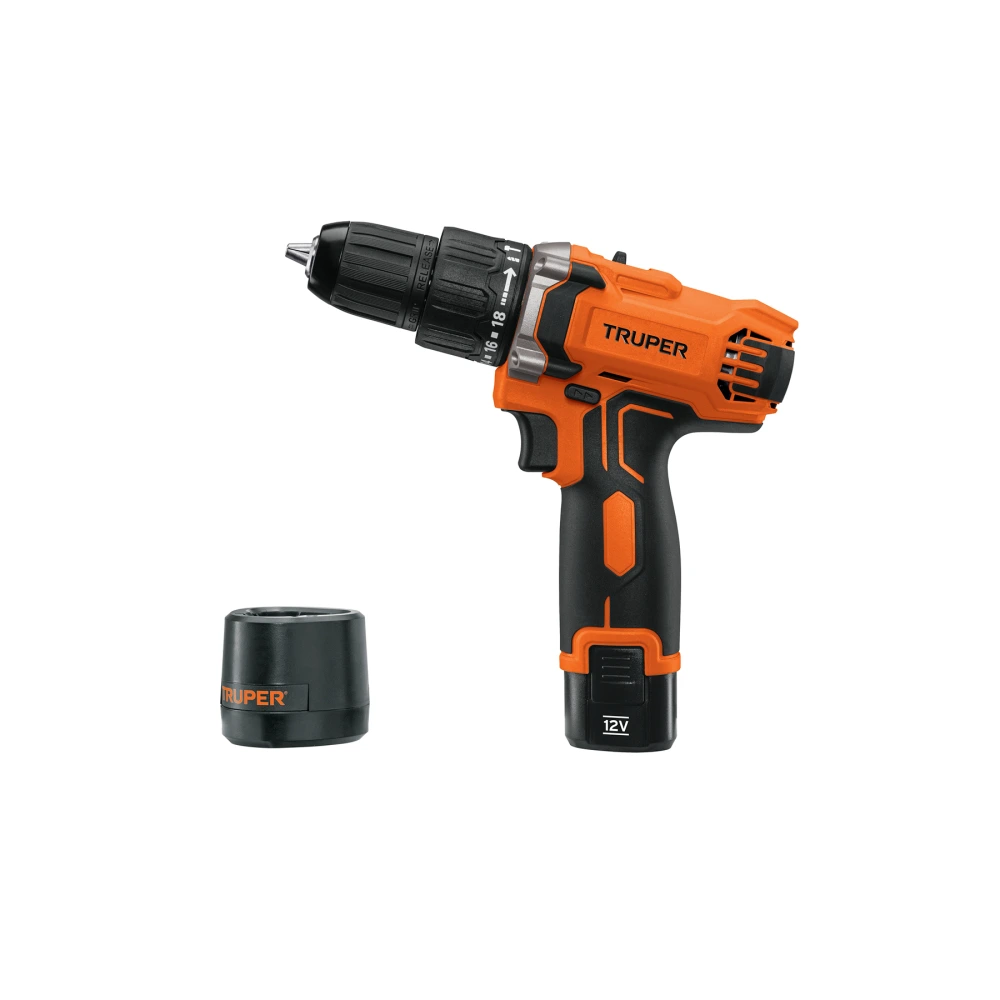 [ROTI-12AC] 12793 ROTOMARTILLO/DESTORNILLADOR COMPACTO 3/8', 12V, 1 BAT 2AH