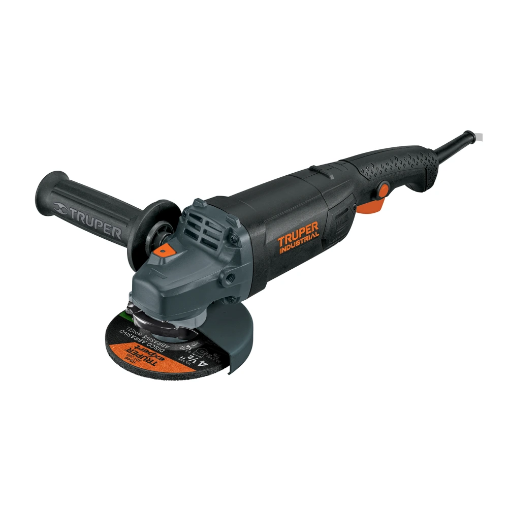 [ESMA-4512N] 12873 ESMERILADORA ANGULAR 4-1/2', 1250W, TRUPER INDUSTRIAL