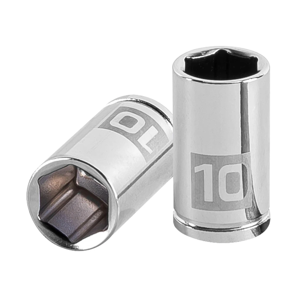 [D-1410-M] 13172 DADO DE 10 MM, 6 PUNTAS, CUADRO 1/4', TRUPER