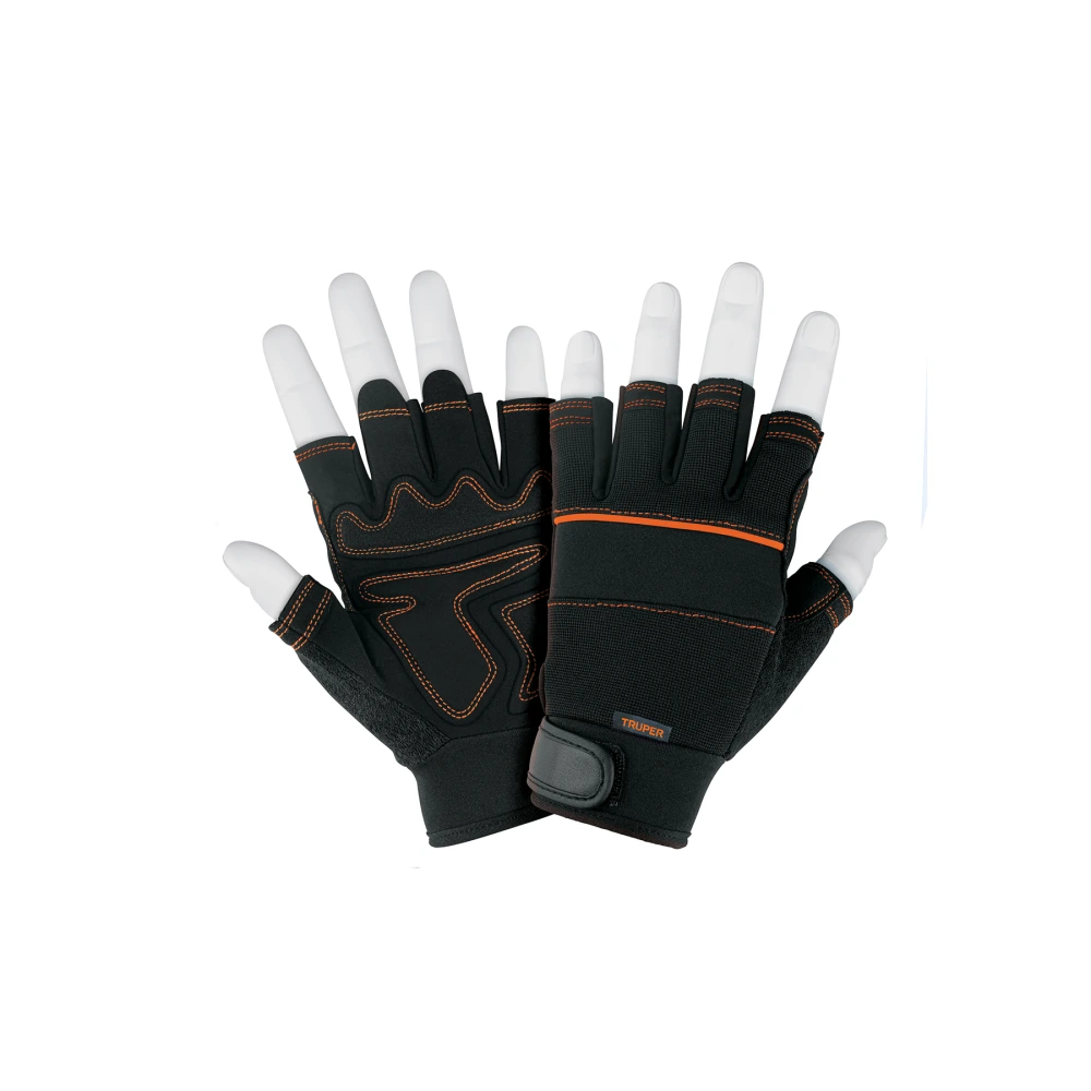 [GU-655] 13195 GUANTES PARA MECÁNICO CORTOS, UNITALLA, TRUPER