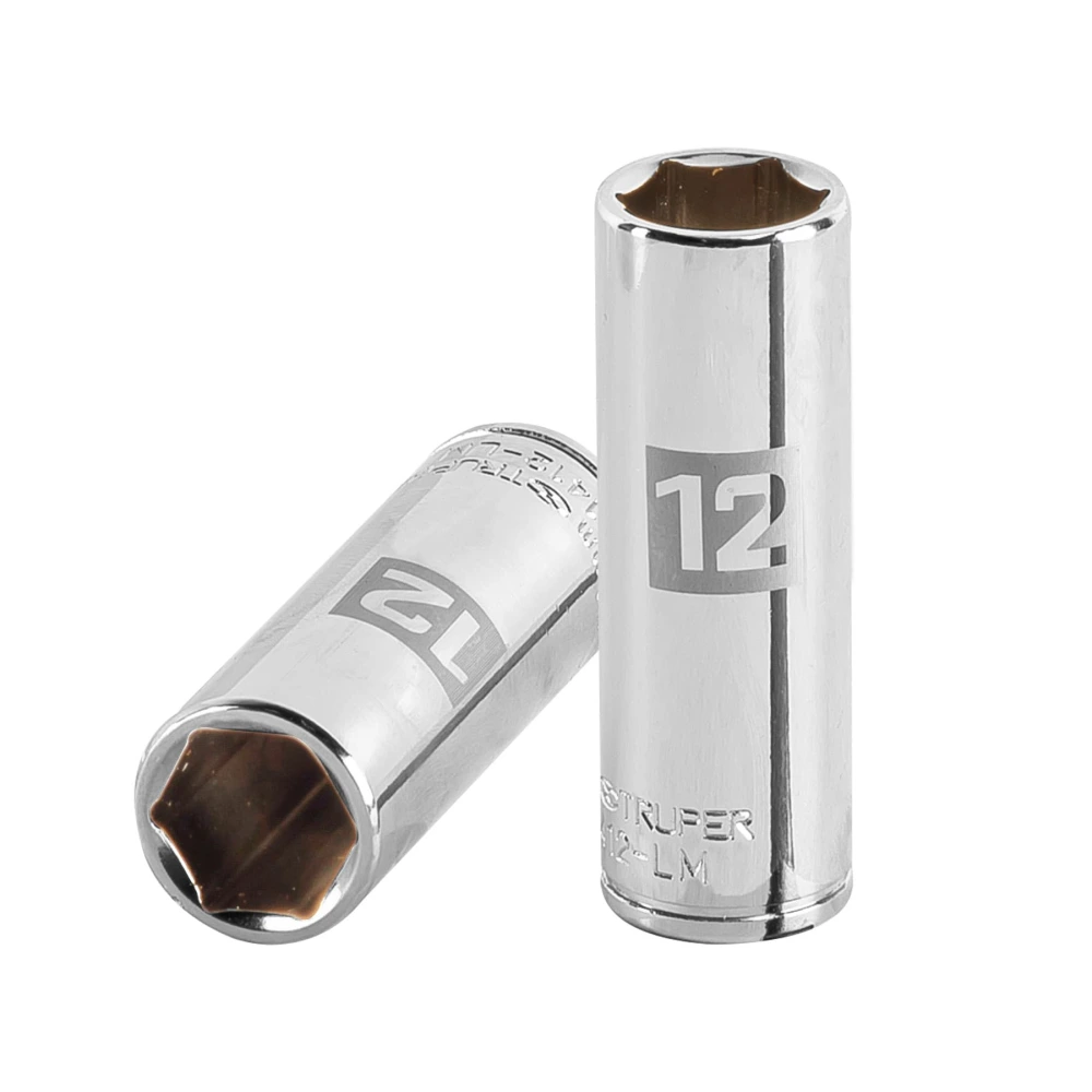 [D-1412-LM] 13206 DADO LARGO DE 12 MM, 6 PUNTAS, CUADRO 1/4', TRUPER
