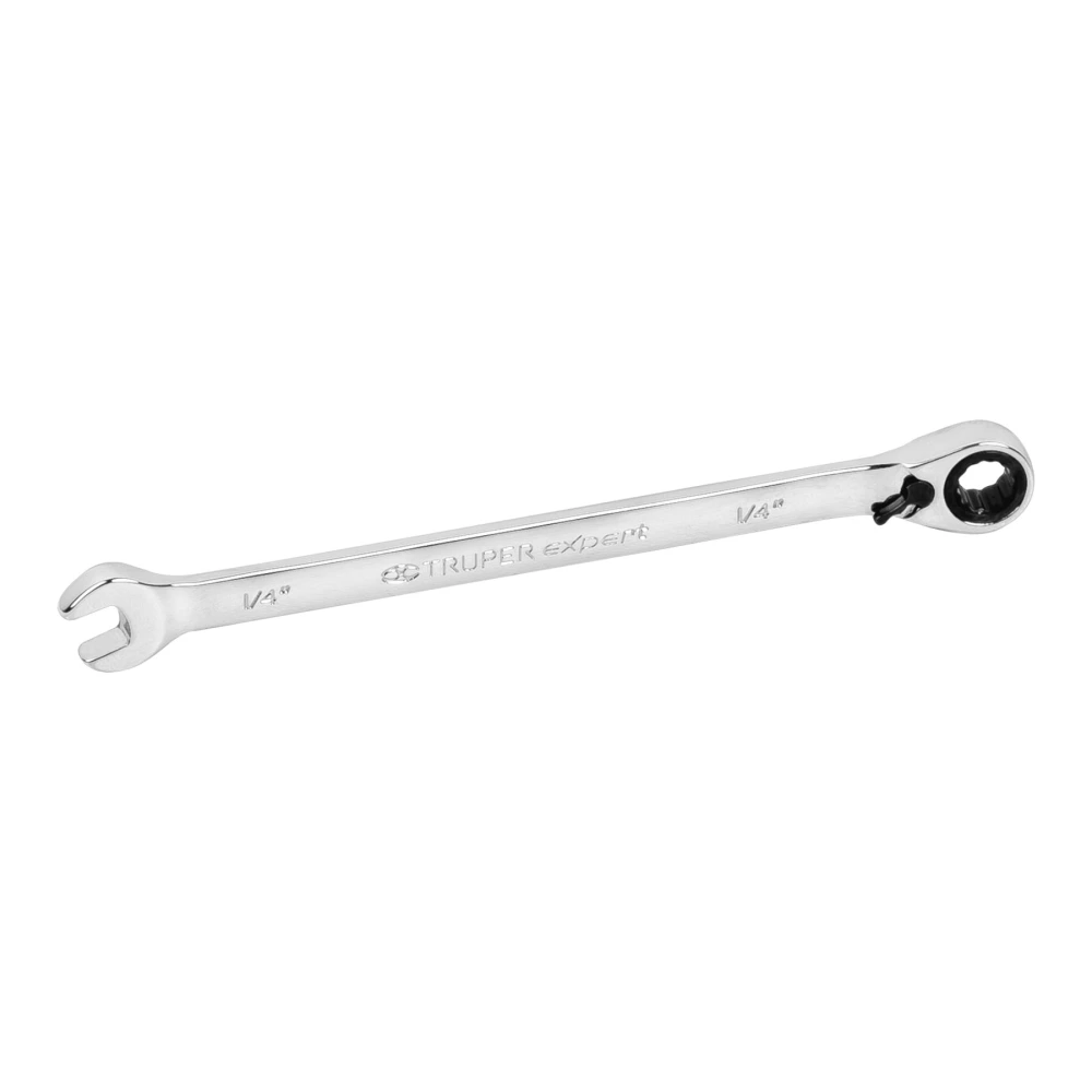 [LL-2008XR] 13227 LLAVE COMBINADA MATRACA REVERSIBLE 1/4'X125MM LARGO, EXPERT