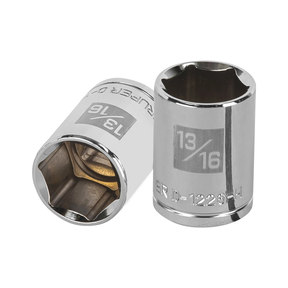 [D-1226-H] 13237 DADO DE 13/16', 6 PUNTAS, CUADRO 1/2', TRUPER