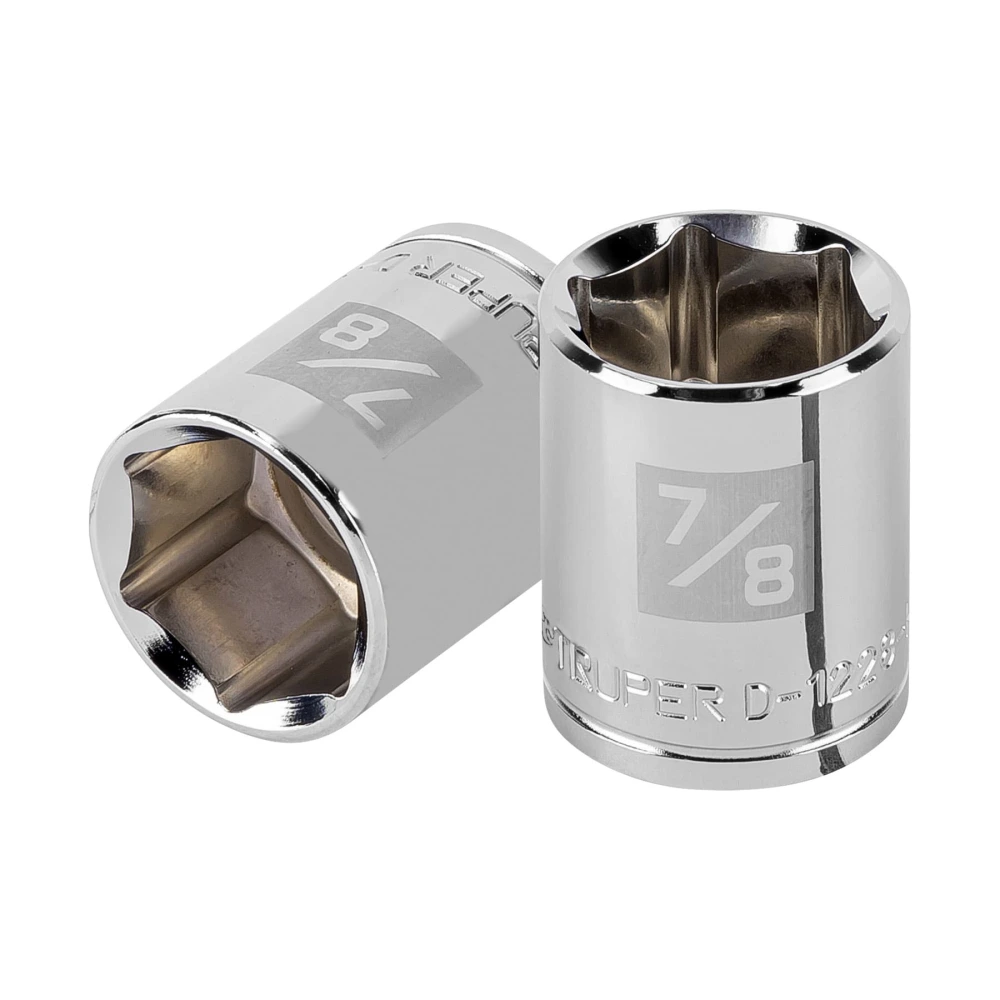 [D-1228-H] 13238 DADO DE 7/8', 6 PUNTAS, CUADRO 1/2', TRUPER