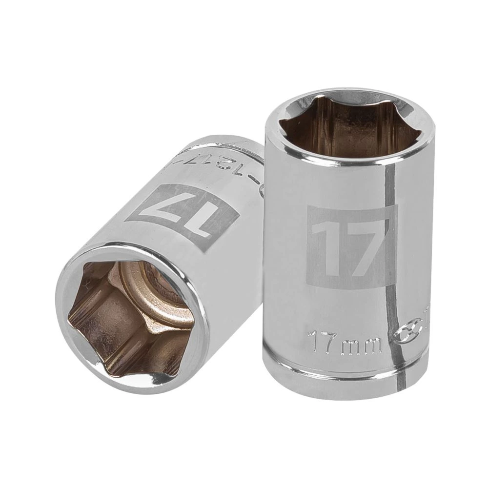 [D-1217-M] 13267 DADO DE 17 MM, 6 PUNTAS, CUADRO 1/2', TRUPER