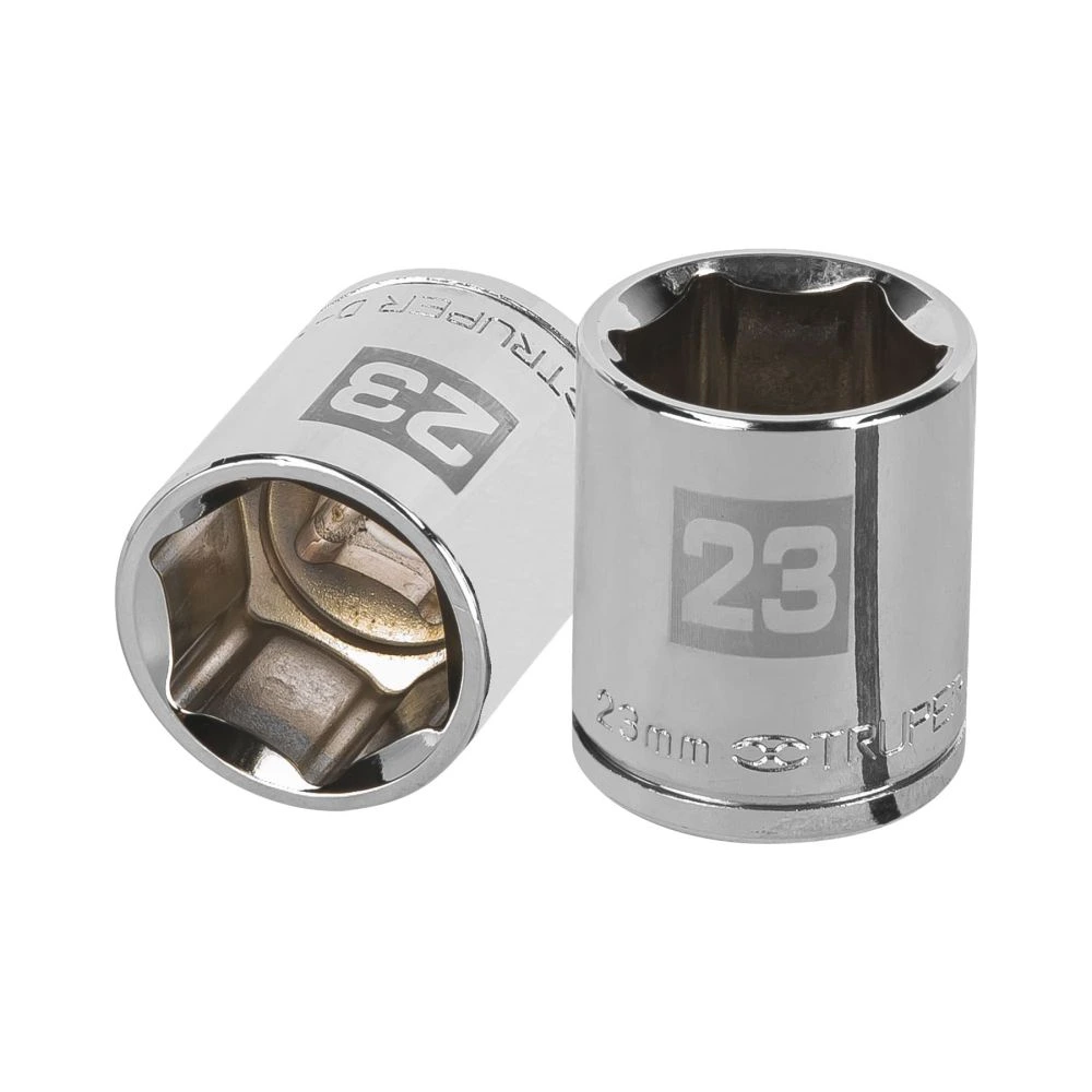 [D-1223-M] 13273 DADO DE 23 MM, 6 PUNTAS, CUADRO 1/2', TRUPER