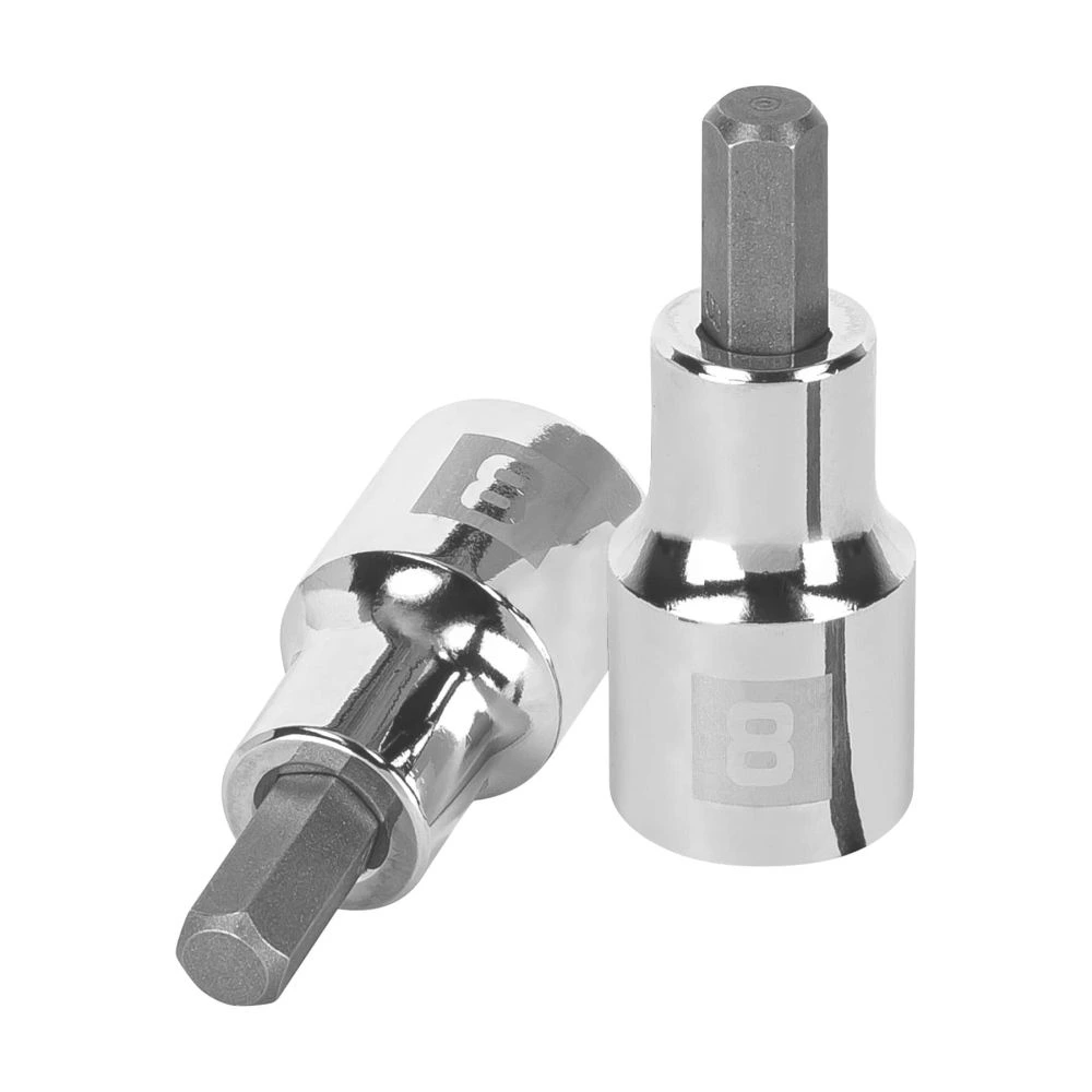[D-1241-8M] 13282 DADO PUNTA HEXAGONAL DE 8 MM, CUADRO 1/2', TRUPER