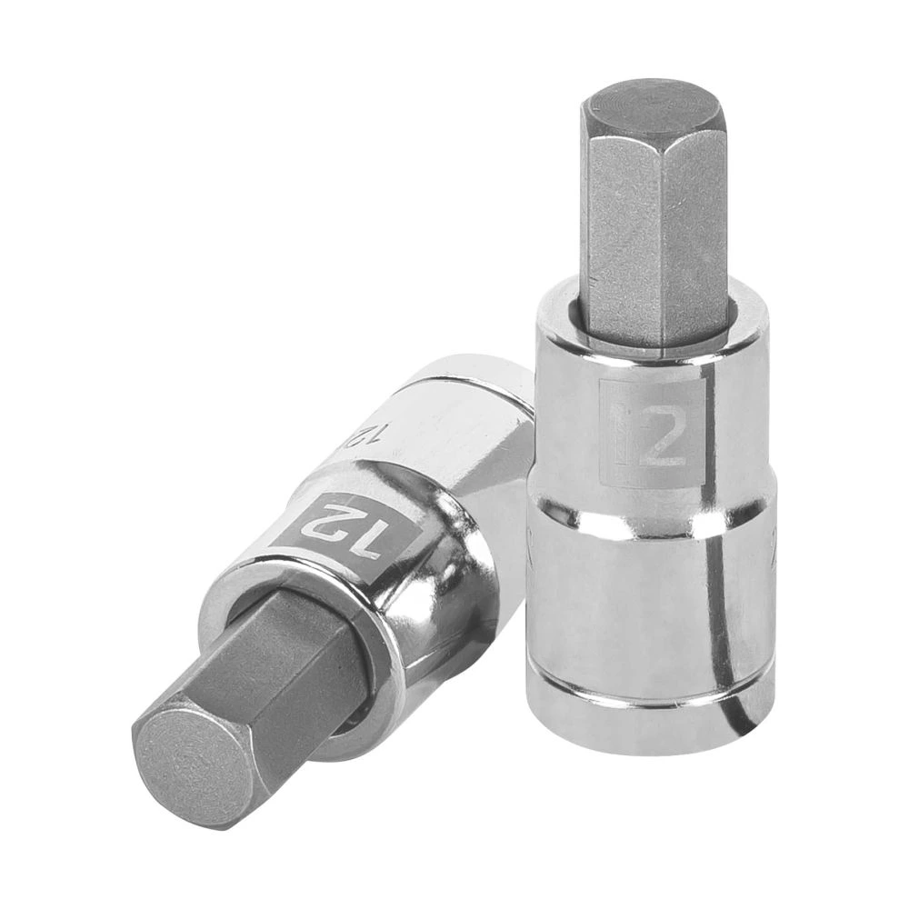 [D-1241-12M] 13284 DADO PUNTA HEXAGONAL DE 12 MM, CUADRO 1/2', TRUPER