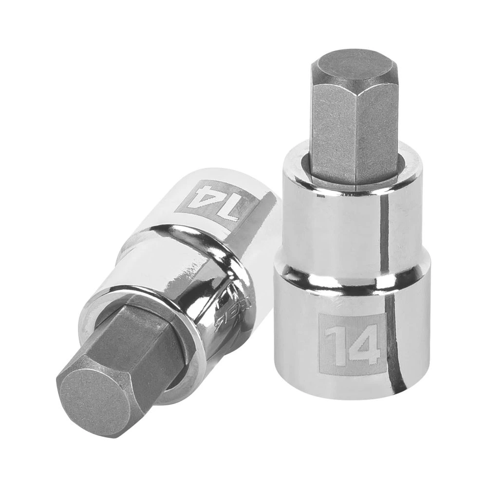 [D-1241-14M] 13285 DADO PUNTA HEXAGONAL DE 14 MM, CUADRO 1/2', TRUPER