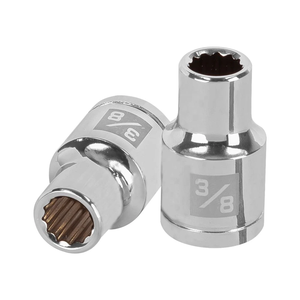 [D-1214] 13301 DADO DE 7/16', 12 PUNTAS, CUADRO 1/2', TRUPER