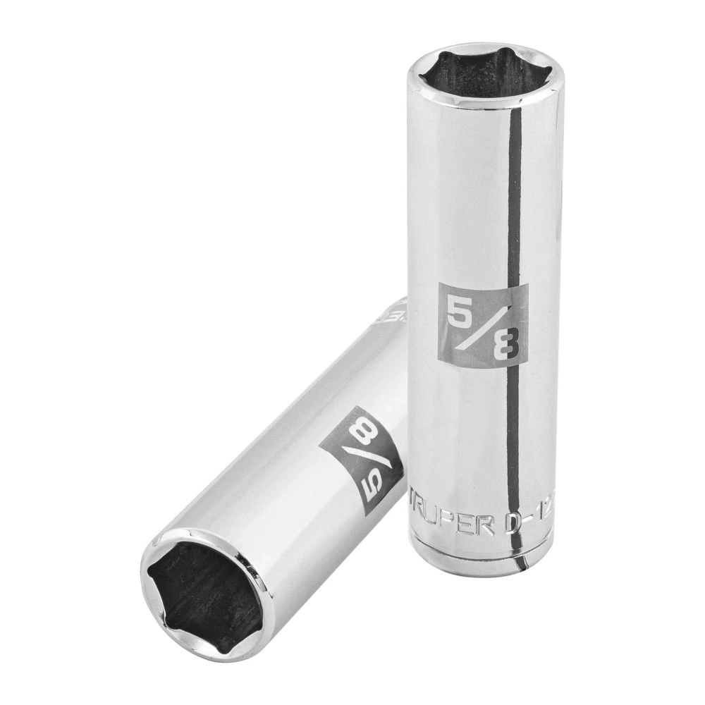 [D-1220-HL] 13327 DADO LARGO DE 5/8', 6 PUNTAS, CUADRO 1/2', TRUPER