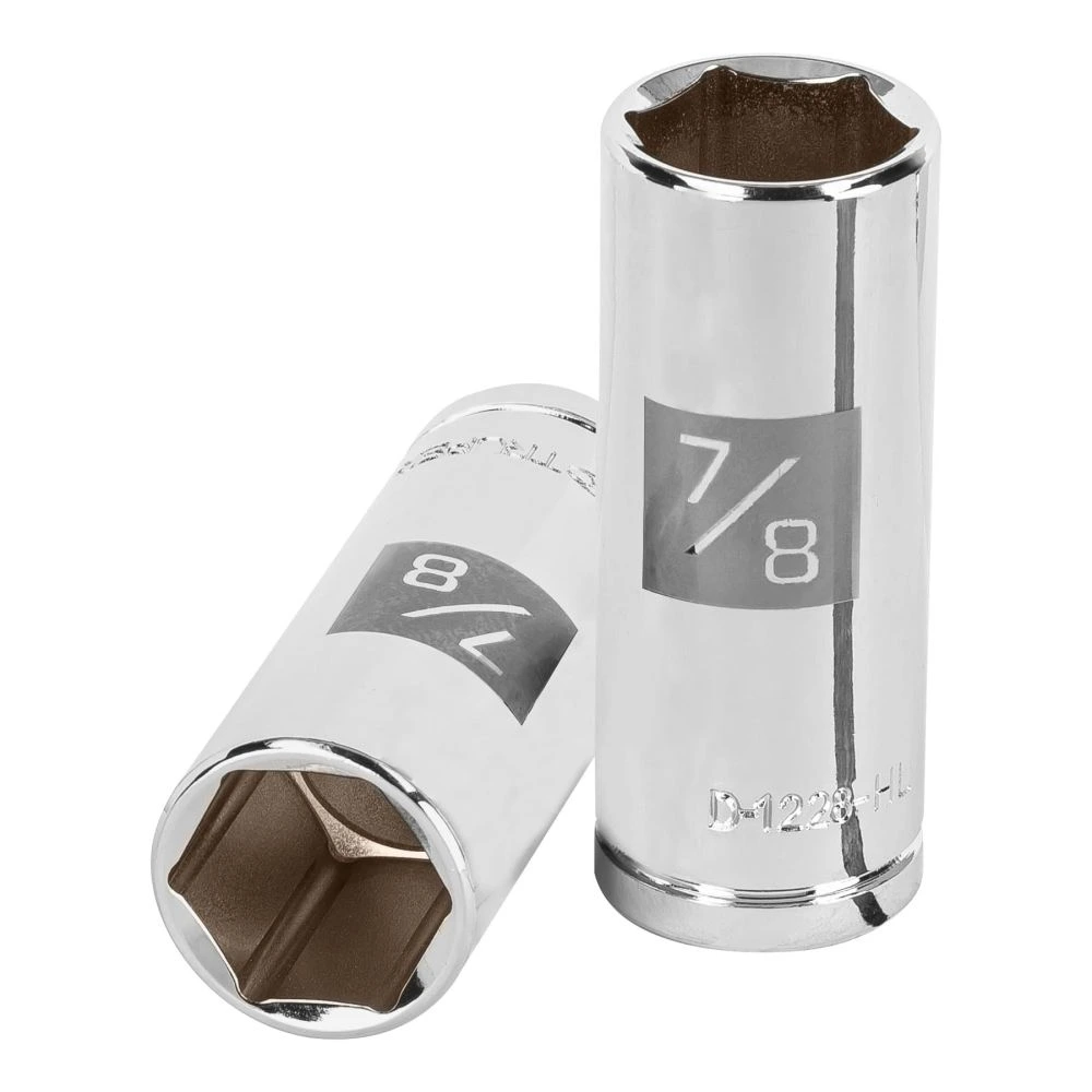 [D-1228-HL] 13331 DADO LARGO DE 7/8', 6 PUNTAS, CUADRO 1/2', TRUPER