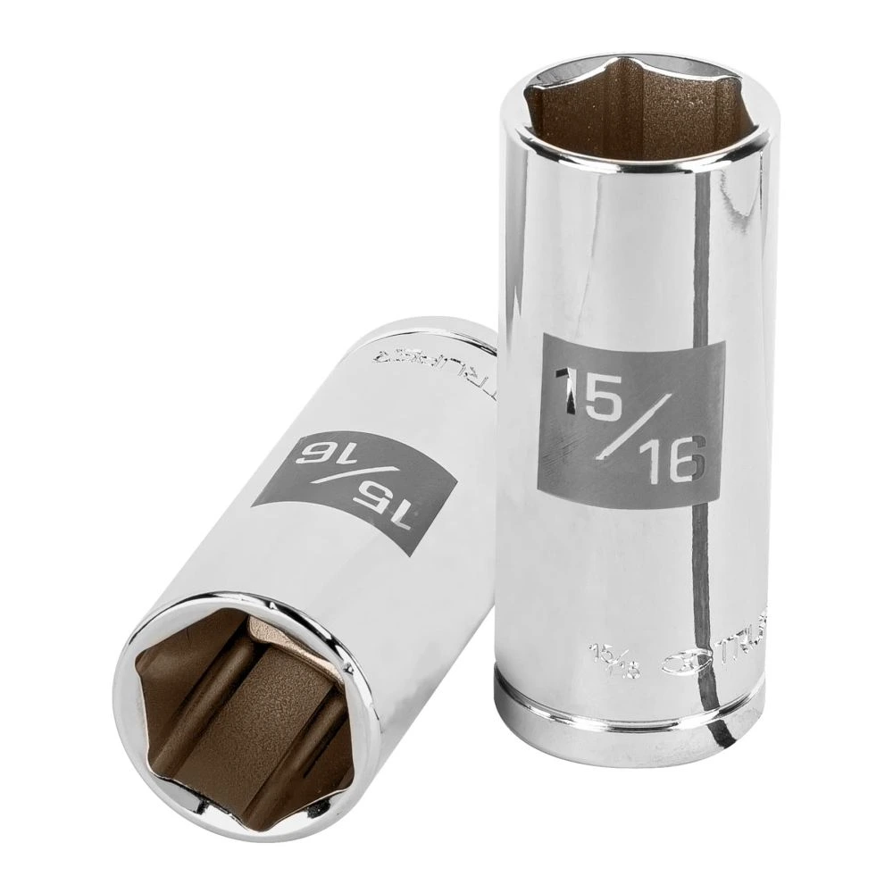 [D-1230-HL] 13332 DADO LARGO DE 15/16', 6 PUNTAS, CUADRO 1/2', TRUPER