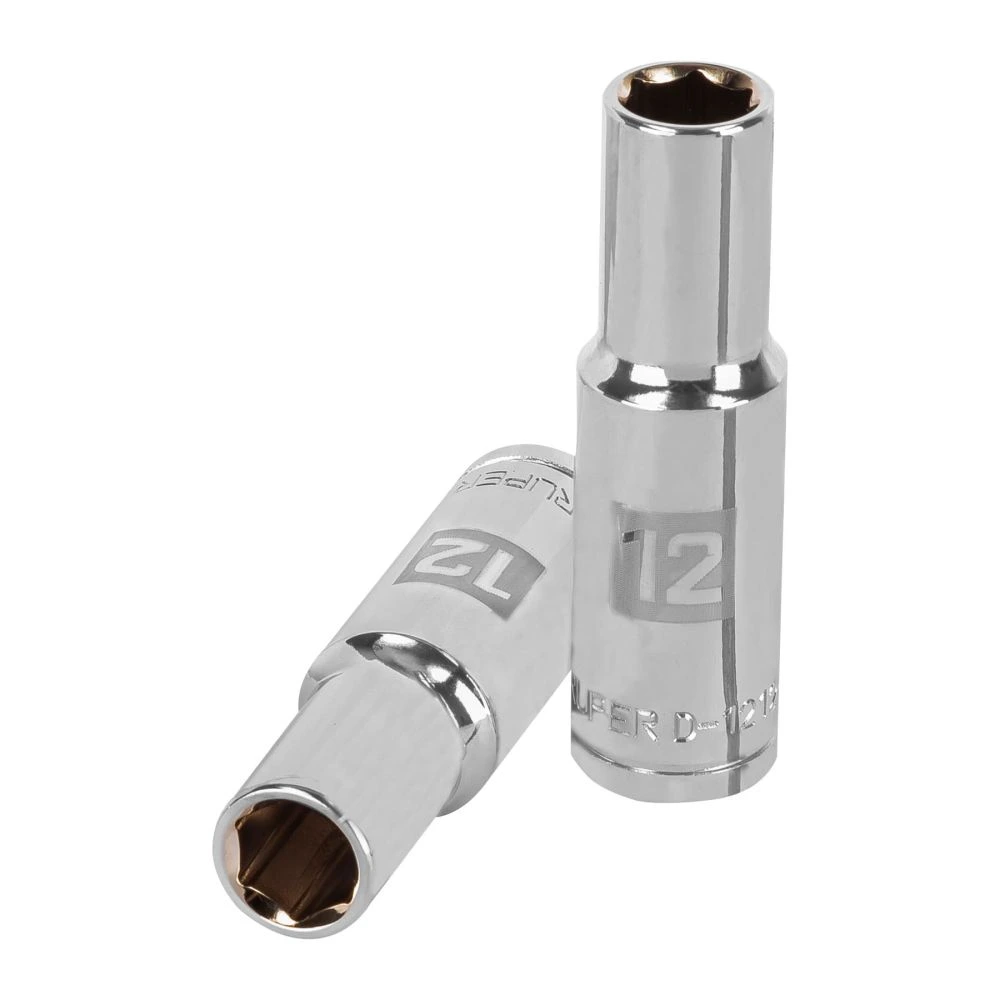 [D-1212-ML] 13352 DADO LARGO DE 12 MM, 6 PUNTAS, CUADRO 1/2', TRUPER