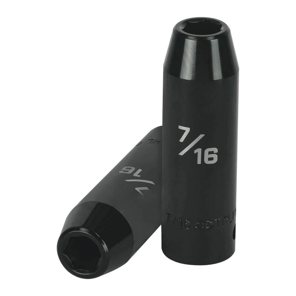 [D-7314-HL] 13387 DADO LARGO IMPACTO DE 7/16', 6 PUNTAS, CUADRO 1/2', TRUPER