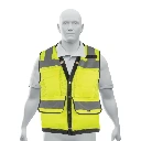 13483 CHALECO SEGURIDAD REFORZADO VERDE CON BOLSAS, G, EXPERT