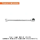 13601 LLAVE COMBINADA CON MATRACA 1/4' X 120 MM LARGO, EXPERT