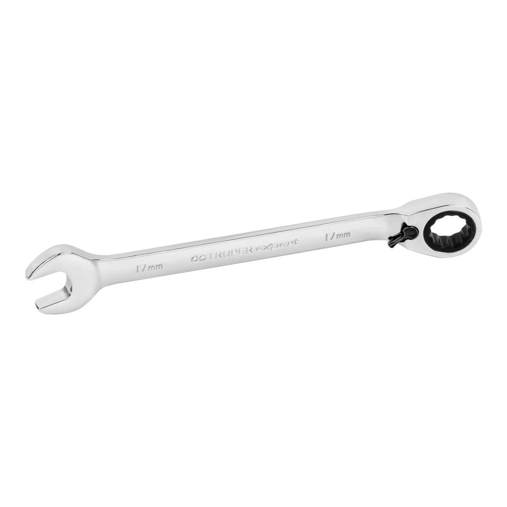 13728 LLAVE COMBINADA MATRACA REVERSIBLE 17MMX223 MM LARGO, EXPERT