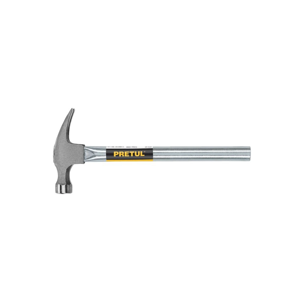 20596 MARTILLO UÑA RECTA 16 OZ, MANGO TUBULAR, PRETUL