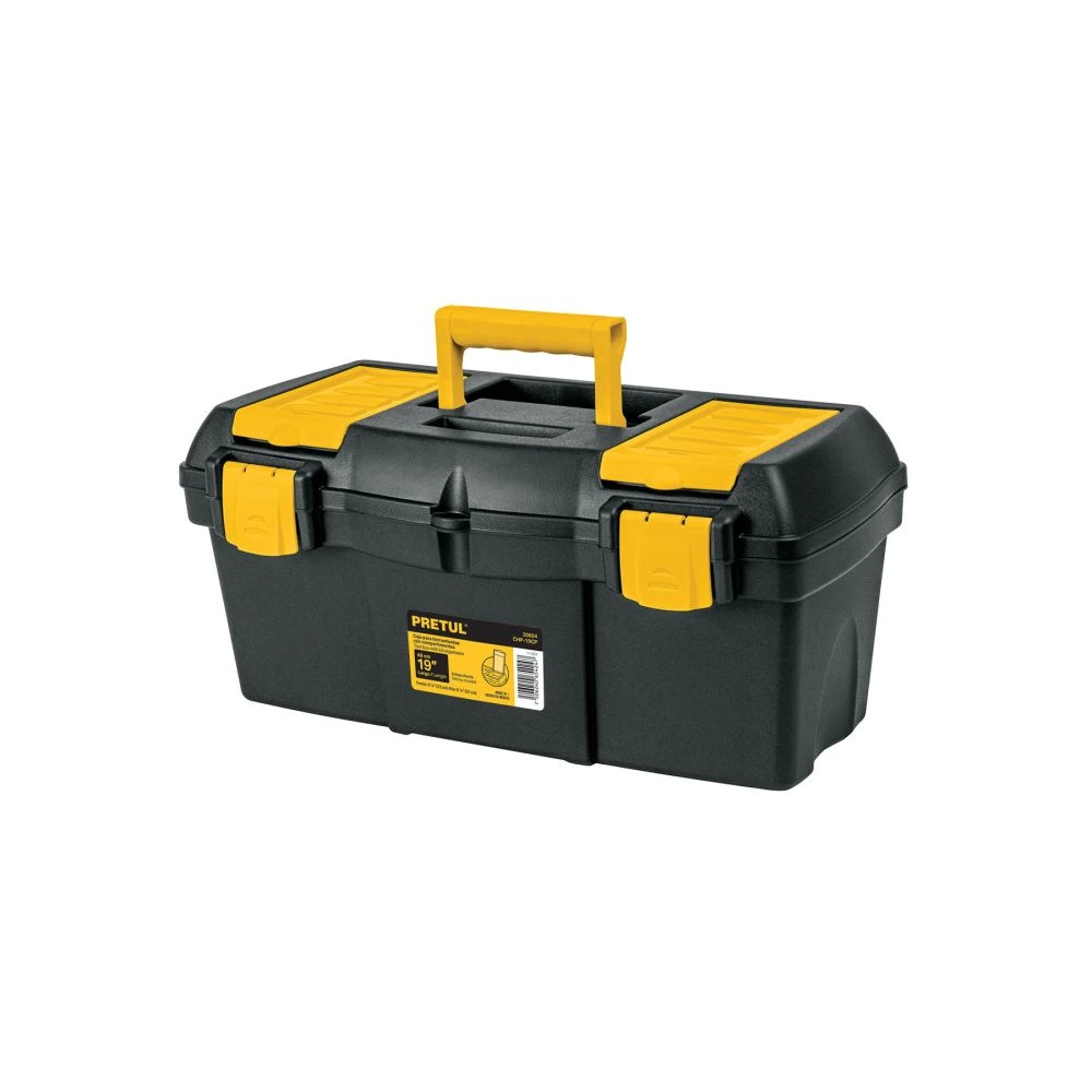 [CHP-19CP] 20604 CAJA PARA HERRAMIENTA DE 19' CON COMPARTIMENTOS, PRETUL