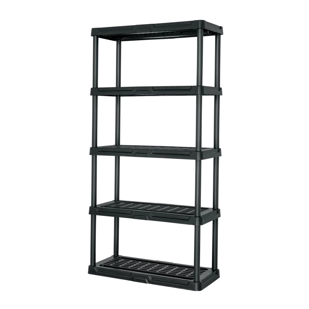 [EST-5P] 20614 ESTANTE PLÁSTICO 5 REPISAS CAPACIDAD 35KG, 92X43X185, PRETUL