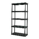 20614 ESTANTE PLÁSTICO 5 REPISAS CAPACIDAD 35KG, 92X43X185, PRETUL