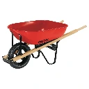 20623 CARRETILLA 5.5FT3 ROJA,IMPONCHABLE, BASTIDORES MADERA,PRETUL