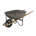 20625 CARRETILLA 5.5FT3 GRIS,IMPONCHABLE, BASTIDORES MADERA,PRETUL