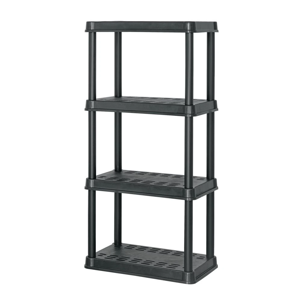 20682 ESTANTE PLÁSTICO 4 REPISAS CAPACIDAD 45KG, 61X38X125, PRETUL