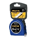 21610 FLEXÓMETRO AZUL 5 M CINTA 19 MM, EN TARJETA, PRETUL
