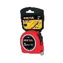 21612 FLEXÓMETRO ROJO 5 M CINTA 19 MM, EN TARJETA, PRETUL