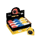 21624 FLEXÓMETRO 6 M CINTA 25 MM, EN DISPLAY BOX, PRETUL