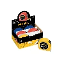 21625 FLEXÓMETRO 8 M CINTA 25 MM, EN DISPLAY BOX, PRETUL