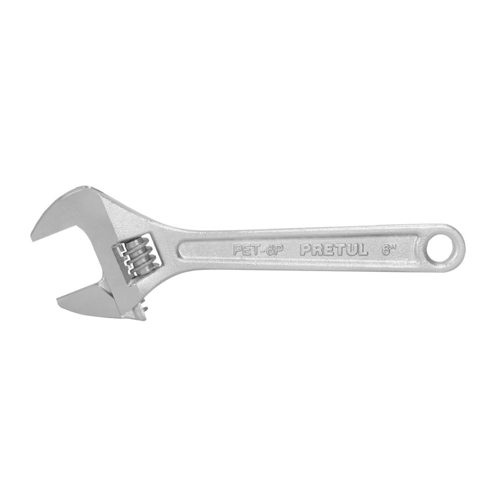 21814 LLAVE AJUSTABLE (PERICO) 6' CROMADA, PRETUL