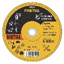 22347 DISCO ABRASIVO DE CORTE PRECISO METAL 9' X 2 MM, PRETUL