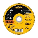 22349 DISCO ABRASIVO DE CORTE PRECISO METAL 7' X 1.5 MM, PRETUL