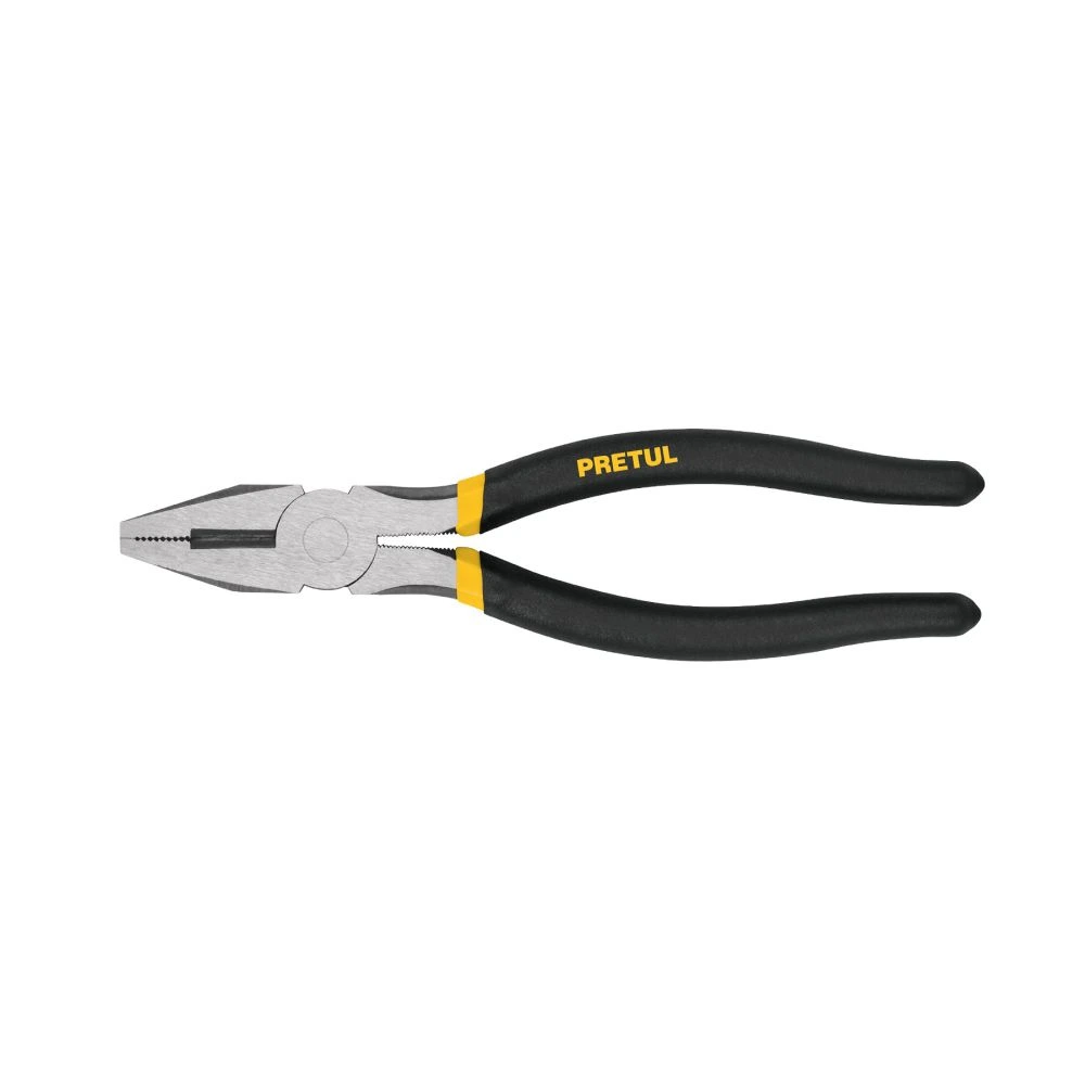 22603 PINZA PARA ELECTRICISTA 7' MANGO DE PVC, PRETUL