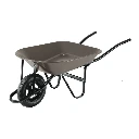 22647 CARRETILLA 4 FT3, GRIS, NEUMÁTICA, BASTIDOR TUBULAR, PRETUL