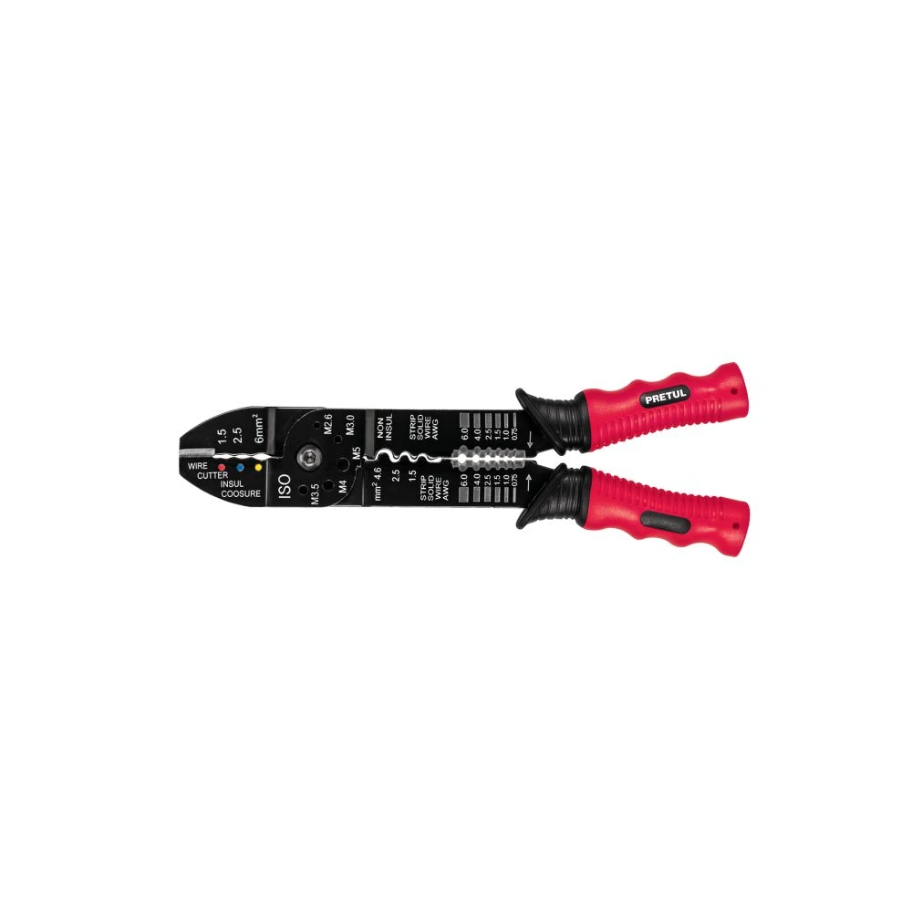 [PE-CA-9P] 22710 PINZA 9' PELA CABLES, 18 A 10 AWG, PRETUL
