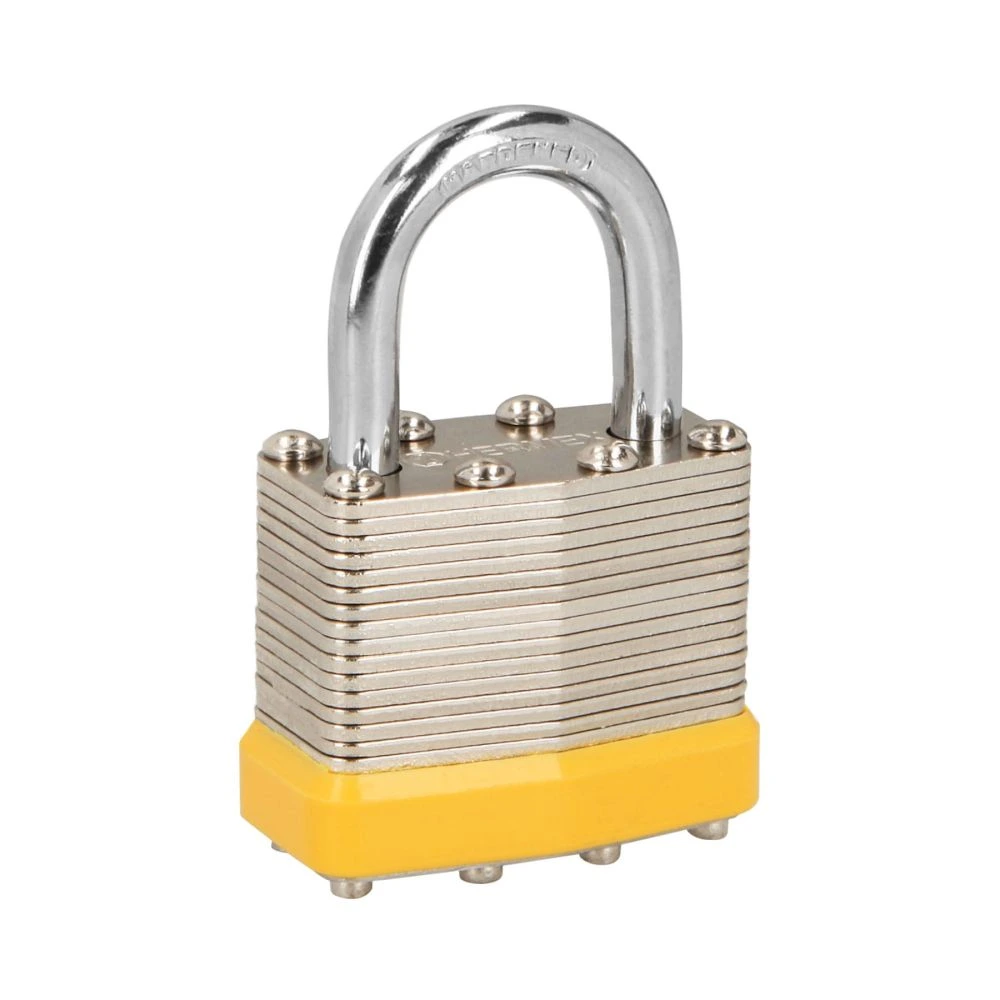 [CM-40P] 23503 CANDADO LAMINADO, 40 MM, GANCHO CORTO, BLÍSTER, HERMEX BASIC